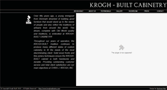 Desktop Screenshot of kroghcabinetry.com